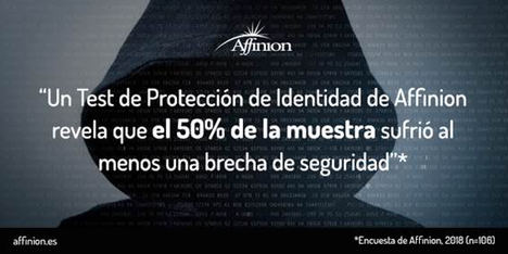 Las brechas de seguridad afectan al 50% de los participantes de un test de protección de identidad de Affinion