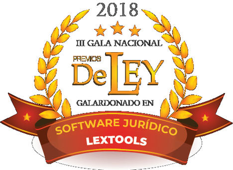 LexTools, por su exitosa trayectoria, fue galardonada en la III Gala Nacional de Premios de Ley 2018