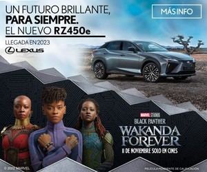 El nuevo Lexus RZ electrifica los anuncios de “Black Panther: Wakanda Forever”