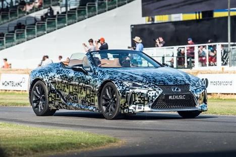 Lexus presenta el prototipo LC descapotable