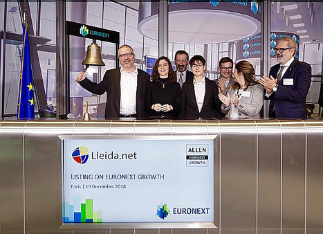 Euronext da la bienvenida a Lleida.net, el primer dual listing de una tecnológica española en Euronext Growth