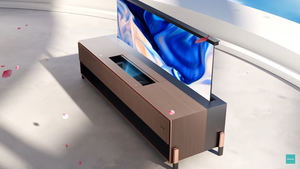 Hisense anuncia el primer Laser TV con pantalla enrollable