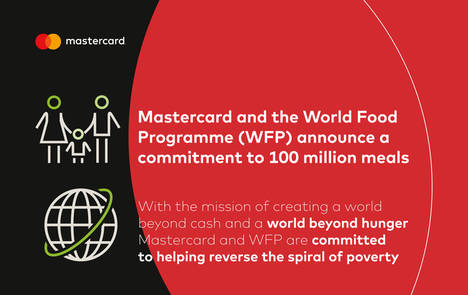 Mastercard donará 100 millones de comidas al World Food Programme