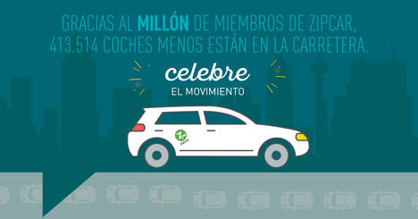 Zipcar llega al millón de conductores