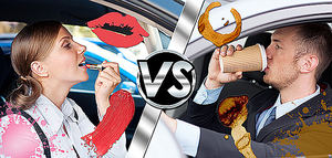 El pintalabios y el café, nueva ‘batalla’ entre mujeres y hombres por saber quién mancha más el coche