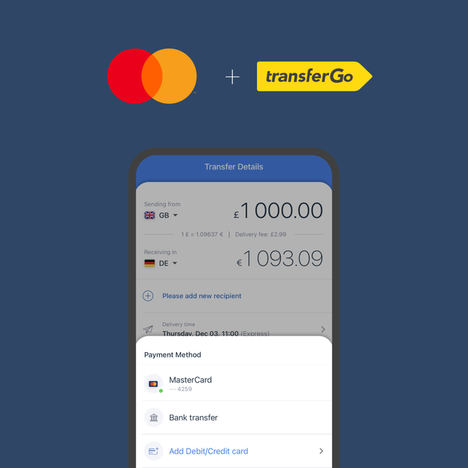 TransferGo y Mastercard facilitan los pagos transfronterizos en Europa de forma rápida, sencilla y segura