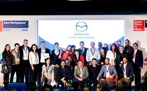 Mazda Automóviles España logra el premio a la mejor empresa de automoción para trabajar