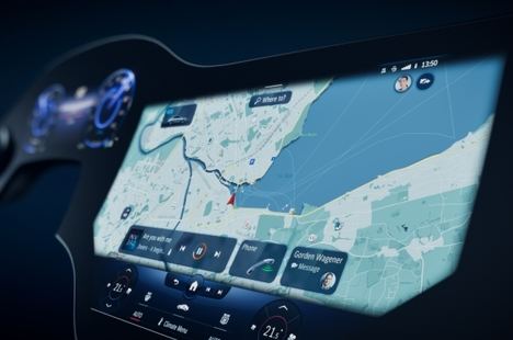 El EQS de Mercedes incorporará la nueva hyperscreen