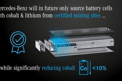 Mercedes sólo producirá celdas de batería con cobalto y litio