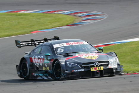 Mercedes sigue sin bajarse del podio en el DTM