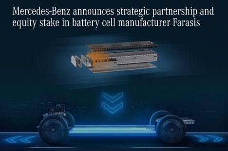 Asociación estratégica entre Mercedes y el fabricante de baterías Farasis