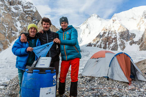 Mikel Zabalza, Juan Vallejo y Alberto Iñurrategui Expedición WOPeak.