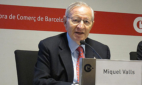 Miquel Valls,  Cámara de Comercio de Barcelona.