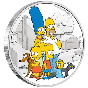 Filatelia López presenta su selección de monedas de la conocida serie 'Los Simpsons'