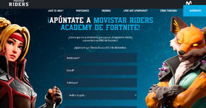 Movistar inaugura Movistar Riders Academy de Fortnite