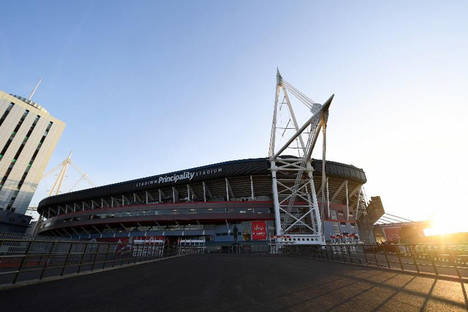 National Stadium of Wales (Estadio Nacional de Gales).