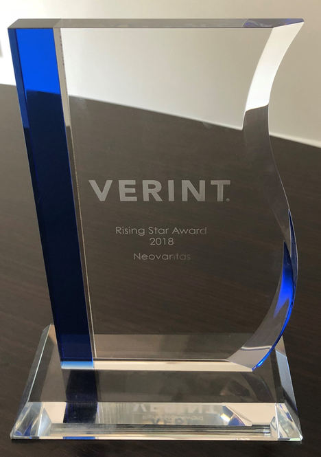 NEOVANTAS galardonada por VERINT como Rising Star 2018