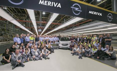 Figueruelas dice adiós agradecida al Opel Meriva