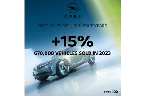 Opel aumenta sus ventas mundiales un 15% en 2023
 