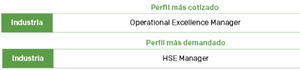 Operation Excellence Manager, el perfil mejor pagado del sector industrial en España en 2021, con hasta 160.000 euros brutos anuales