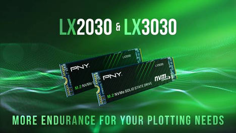 PNY lanza dos nuevos discos SSD M.2 NVMe Gen3 x4: LX2030 y LX3030