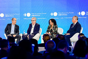 Pablo Isla explica las aportaciones de Inditex a la sostenibilidad global en el New Economy Forum de Pekín