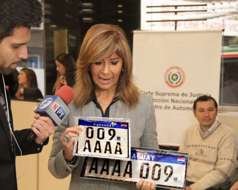 Paraguay introduce la placa vehicular MERCOSUR