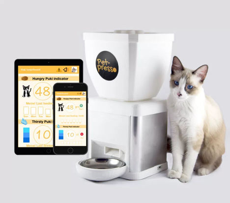 Petpresso, cuidador inteligente para gatos, listo para su lanzamiento en Kickstarter