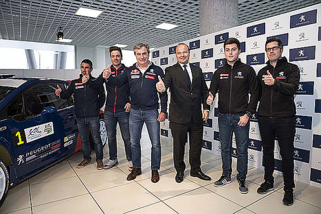 Peugeot competirá con dos equipos completamente españoles en el European Rally Championship