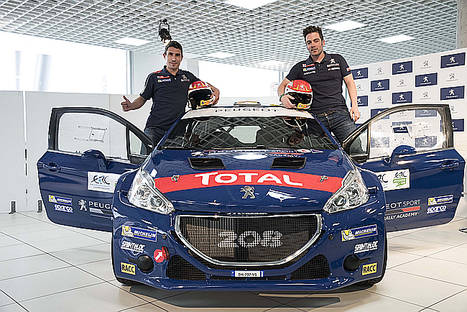 Peugeot competirá con dos equipos completamente españoles en el European Rally Championship