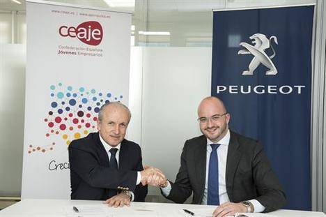 CEAJE y Peugeot colaborarán con los jóvenes empresarios