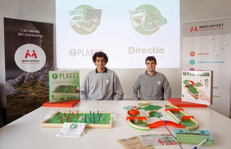 Haritz Múgica y Jordi Domínguez, fundadores de Plakks.