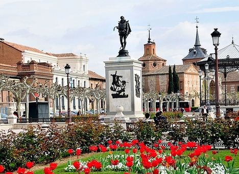 Plaza de Cervantes en Alcalá de Henares.