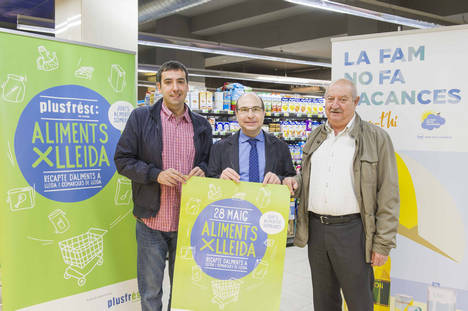 Plusfresc y el Banc dels Aliments presentan la campaña Aliments x Lleida