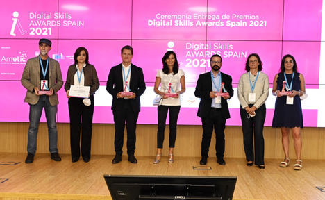 Premiados Digital Skills Awards Spain 2021.