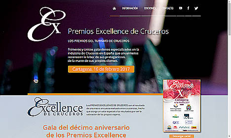 Gala del décimo aniversario de los Premios Excellence de Cruceros