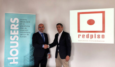 CEO de Housers España, Vicente González, y Manuel Fernández, CEO de Redpiso.