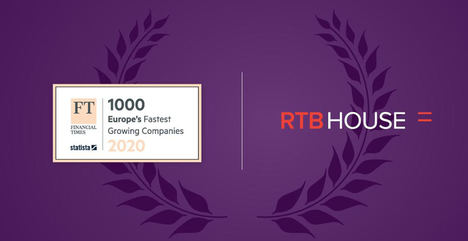 RTB House, elegida nuevamente como una de las compañías europeas que más rápido crece