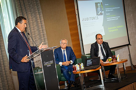 Rafael Nava, Sebastián Albella y Ferran Rodríguez..