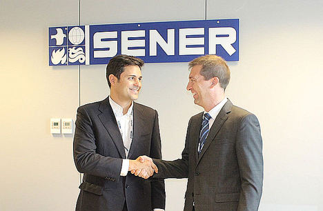 Rafael Riera, Program Developer Director de Zigurat y Oscar Julià Perich, Director de la División de Barcelona de SENER.