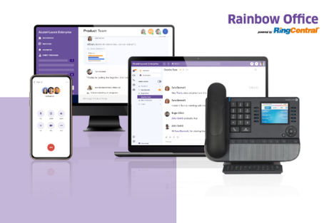 Alcatel-Lucent Enterprise y RingCentral lanzan una nueva solución de comunicación en la nube en España, Rainbow Office, powered by RingCentral