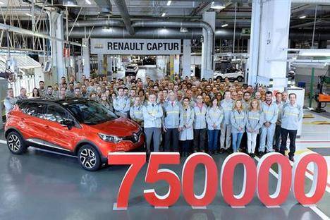 750.000 Renault Captur fabricados en Valladolid