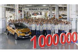 Renault produce en Valladolid un millón de Captur
