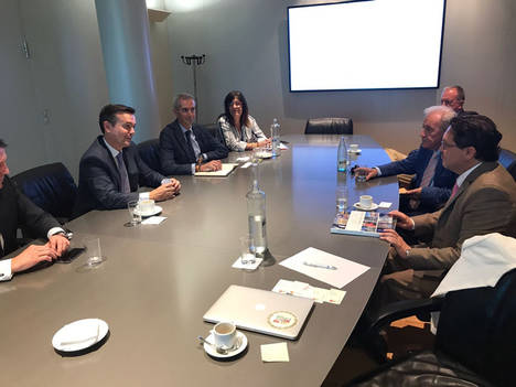 Reunión con directivos del IFEMA y FITUR de Madrid.