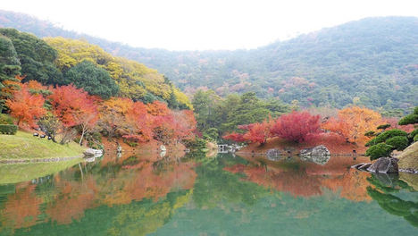 Ritsurin Park Takamatsu Kagawa Shikoku. ©JNTO