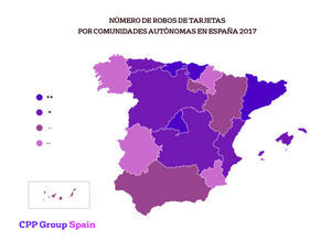 El número de robos de tarjetas disminuye un 4% en España en el primer cuatrimestre de 2018