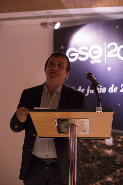 Roland Paul (CEO de GSE), durante el acto.