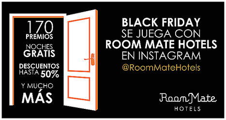 El Black Friday de Room Mate Hotels se juega en Instagram