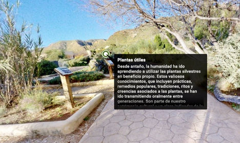 Rutas virtuales, Almería, Jardín Botánico.