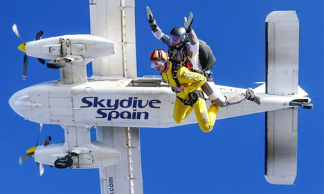Salto en paracaídas, Sevilla, Skydive.